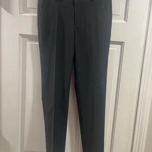 Boys - Zara Black Trousers (Navy Polka Dot Lined inside) - Size 11-12y